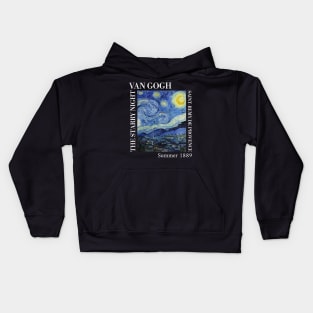 Van Gogh - The Starry Night Stylized T-Shirt Kids Hoodie